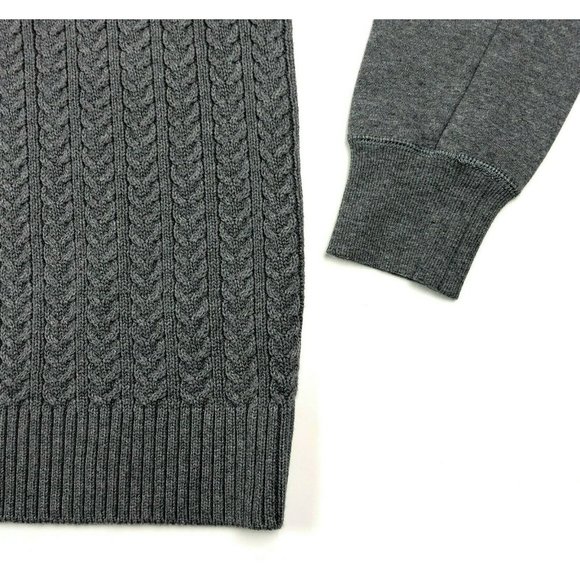 G Star Raw Geored Shawl Neck Cardigan Sweater Premium Mens 3XL Cable Knit Gray - Picture 4 of 11